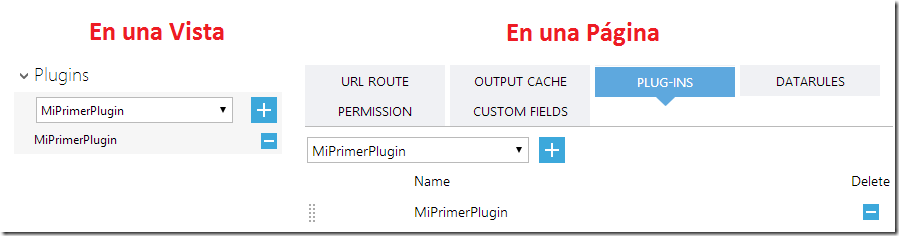 Agregar un Plugin a una Vista o Página en Kooboo