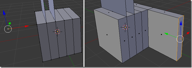 Extruir vértices y caras